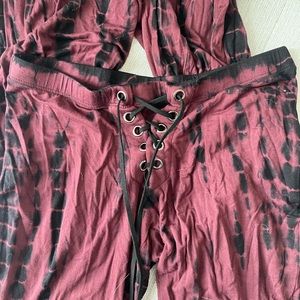 Tie dye bell pants